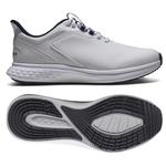 Footjoy Chaussures sans spikes Pulse White Navy Grey Présentation
