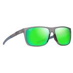 Maui Jim Sonnenbrille Lehopulu Matte Translucide Grey MauiGreen MauiUltra Präsentation