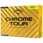 Callaway Golf Neue Golfbälle Chrome Tour Triple Track Yellow Präsentation