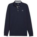 Puma Golf Polohemde Cloudspun Ls Midweight Polo Deep Navy Dark Sage Präsentation