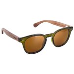 Moken Vision Sonnenbrille Woody Kaki Wood Brown Polarized Präsentation