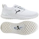 Puma Golf Chaussures sans spikes Ignite Elevate 2 White Black Silver Présentation