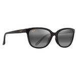 Maui Jim Sonnenbrille Honi Noir Brillant Neutral Grey Minéral Superthin Präsentation