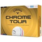 Callaway Golf Balles neuves Chrome Tour Triple Track White Présentation