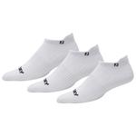 Footjoy Socken Women Prody Lightweight Roll Tab 3 Pairs White Präsentation