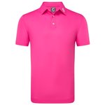 Footjoy Polohemde Stretch Pique Solid Hot Pink Präsentation