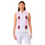 Daily Sports Polohemde Argyle Sleeveless White Präsentation