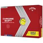 Callaway Golf Balles neuves Bl Cg Chrm Sft Ylw 22 Trpl Trk 12B Pk Triple Track Présentation