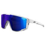 Julbo Lunettes de soleil Fury Mat Blanc Gris Translucide Reactiv High Contrast 1-3 Présentation