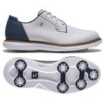 Footjoy Schuhe mit Spikes Fj Traditions White Blue Tan Präsentation