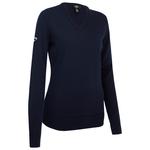 Callaway Golf Pullover V Neck Extra Fine Me Dark Navy Präsentation
