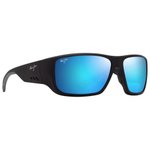 Maui Jim Sonnenbrille Keha Noir Mat Bleu Hawaï Minéral SuperThin Präsentation