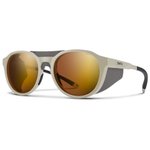 Smith Sonnenbrille Venture Matte Bone Chromapop Glacier Photochromic Copper To Gray Gold Mirror Präsentation