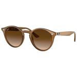 Ray Ban Sonnenbrille RB2180 Polished Light Brown Gradient Brown Präsentation