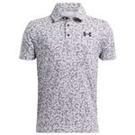 Under Armour Polo Playoff Printed Polo White Black Black Présentation