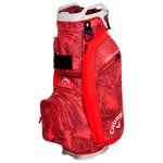 Callaway Golf Cartbag (Komplettsatz) ORG 14 HD Red Palms Light Grey Präsentation