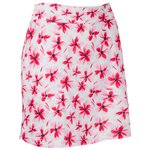 Footjoy Jupe Floral Print Knit Skort Pink Red Black Présentation