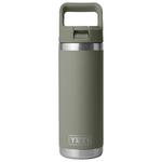 Yeti Trinkflasche Rambler 18 Oz (532 ml) Straw Bottle Pampa Green Präsentation