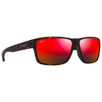 Maui Jim Sonnenbrille Uila Havane Foncé Mat Orange Hawaii Lava Minéral Superthin Präsentation