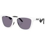 Oakley Sonnenbrille Frogskins Hybrid Matte White Prizm Grey Präsentation