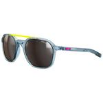 Julbo Sonnenbrille Slack Cover Translucide Brillant Bleu Rose Fluo Spectron 4 Präsentation