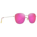 Maui Jim Sonnenbrille Olali Asian Fit Doré Clair Brillant Violet Rose Maui Sunrise MauiPure Präsentation