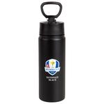 Level 4 Trinkflasche 500ml Flip Top Drinks Ryder Cup Matte Black Präsentation
