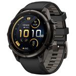 Garmin Montres GPS Fenix 9 Pro Inreach Titane Carbon Avec Bracelet Noir Gris Présentation