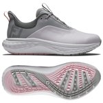 Footjoy Chaussures sans spikes Quantum Women White Grey Pink Présentation
