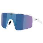 Bliz Sonnenbrille P001 Matte White Grey Blue Präsentation