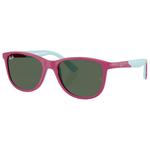 Ray Ban Sonnenbrille RJ9077S Disney Sun Kids Lilo & Stitch Polished Fucsia Dark Green Präsentation