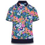 Original Penguin Polohemde Sketch Floral SS Black Iris Präsentation