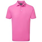 Footjoy Polohemde Stretch Pique Solid Pink Präsentation