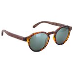 Moken Vision Sonnenbrille Green Wood Tortoise Wood Grey Polarized Präsentation