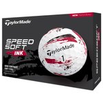 Taylormade Balles neuves SpeedSoft Ink Red Présentation