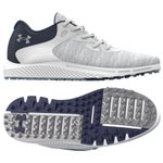 Under Armour Chaussures sans spikes Women Charged Breathe2 Knit Spikeless Halo Gray Midnight Navy Metal 