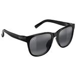 Maui Jim Sonnenbrille Puali Asian Fit Black MauiPure Naturel Grey Präsentation