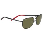 Serengeti Sonnenbrille Spello Shiny Black Red Mineral Polarized 555nm Präsentation