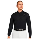 Nike Polohemde Dri-Fit Victory Long Sleeve Black White Präsentation