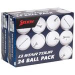 Srixon Neue Golfbälle Q-Star Tour 5 Sleeved 24 Balles White Präsentation