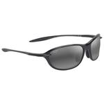 Maui Jim Lunettes de soleil Hookipa Ultra R Xs Shiny Black Neutral Grey MauiUltra Présentation