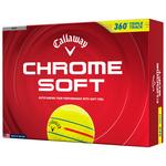 Callaway Golf Balles neuves Chrome Soft 360 Triple Track Yellow Présentation