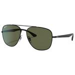 Ray Ban Sonnenbrille RB3683 Polished Black Green G-15 Polar Präsentation