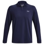 Under Armour Polohemde Performance 3.0 LS Midnight Navy Pitch Gray Präsentation