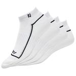 Footjoy Chaussettes Women Prodry Sportlet 2 Pairs White Présentation