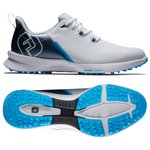 Footjoy Chaussures sans spikes Fuel Sport White Navy Blue Présentation