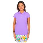 Chiberta Polohemde Poppy Mauve Präsentation