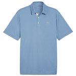 Puma Golf Polohemde Pure Solid Polo Zen Blue Präsentation