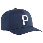 Puma Golf Cap Heritage P Cap Ruby Shimmer Alpine Snow Präsentation