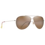 Maui Jim Sonnenbrille Hauoli XL Doré Clair Bbrillant Orange Jaune Bronze HCL MauiPure Präsentation